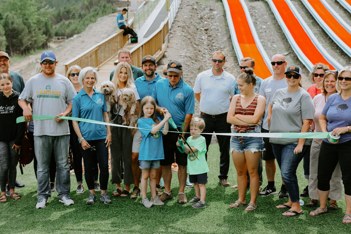 Tubing Hill grand opening ceremony in 2019